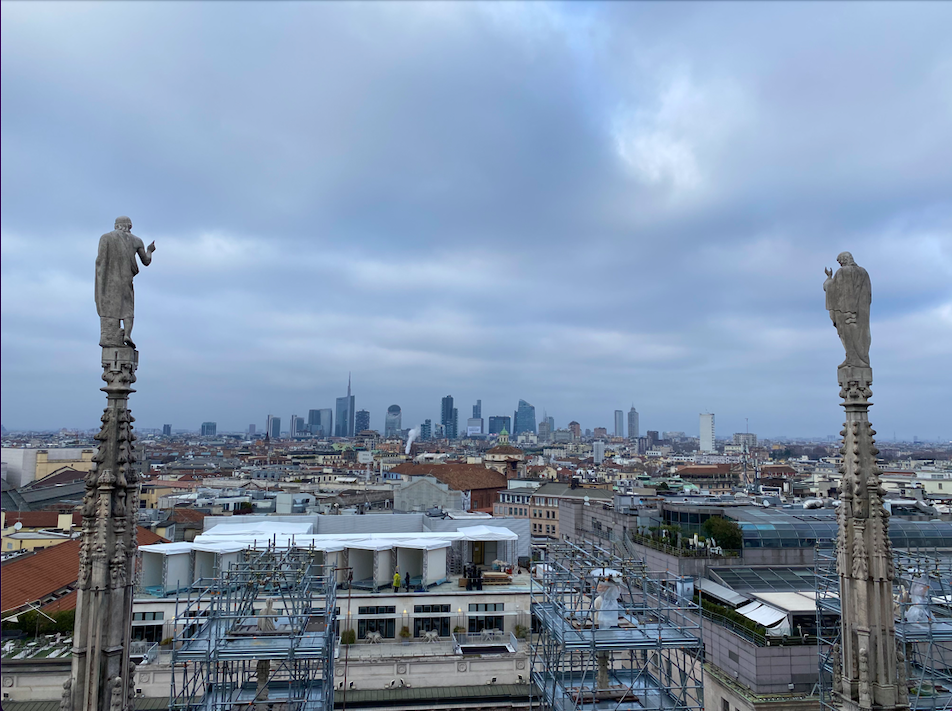 View from Milano de Duomo
