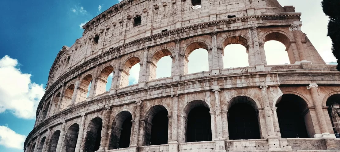 Colosseum building, Rome