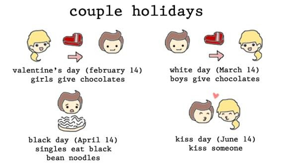 couple holidays in a drawing