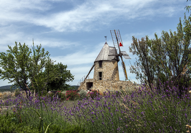 mill in the field