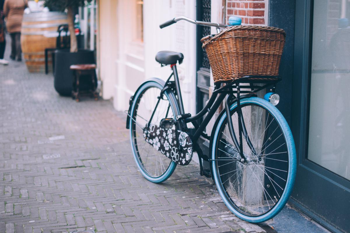 bike on the street