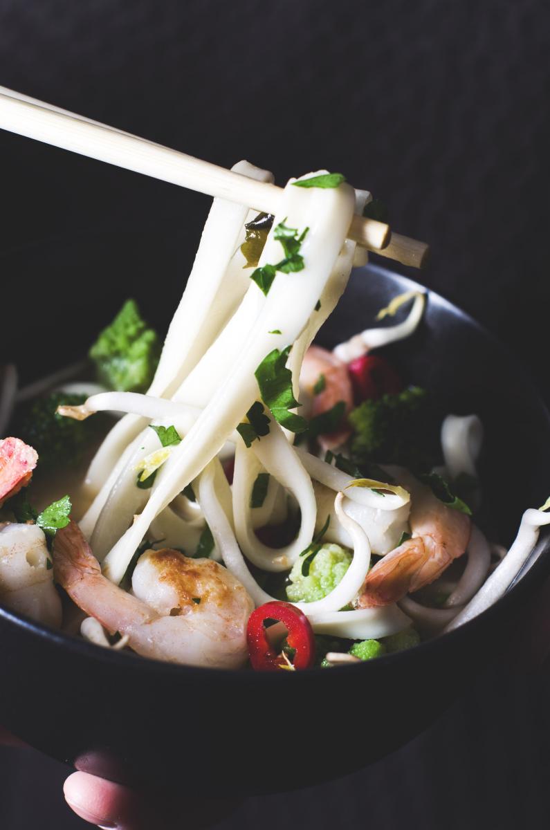 sushi in bowl