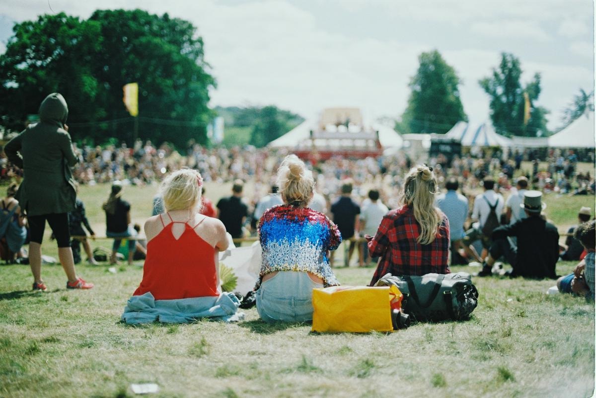 people sitting at festival