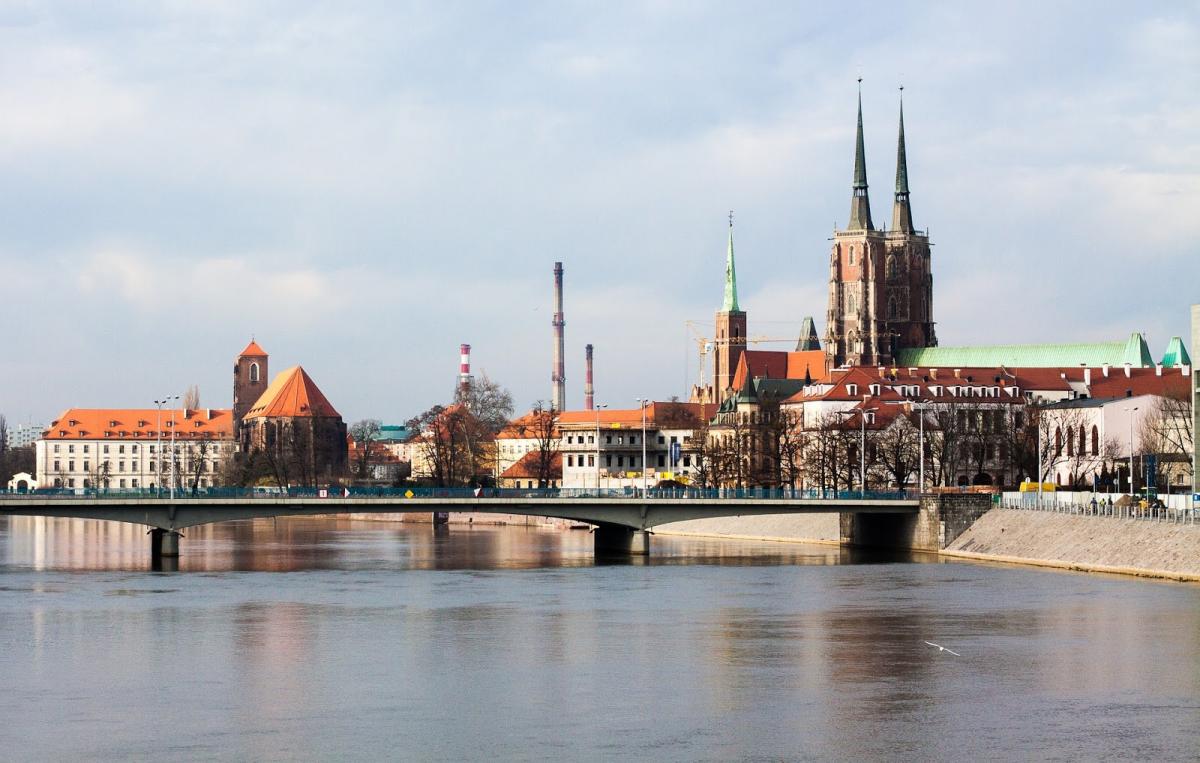 city view and bridge