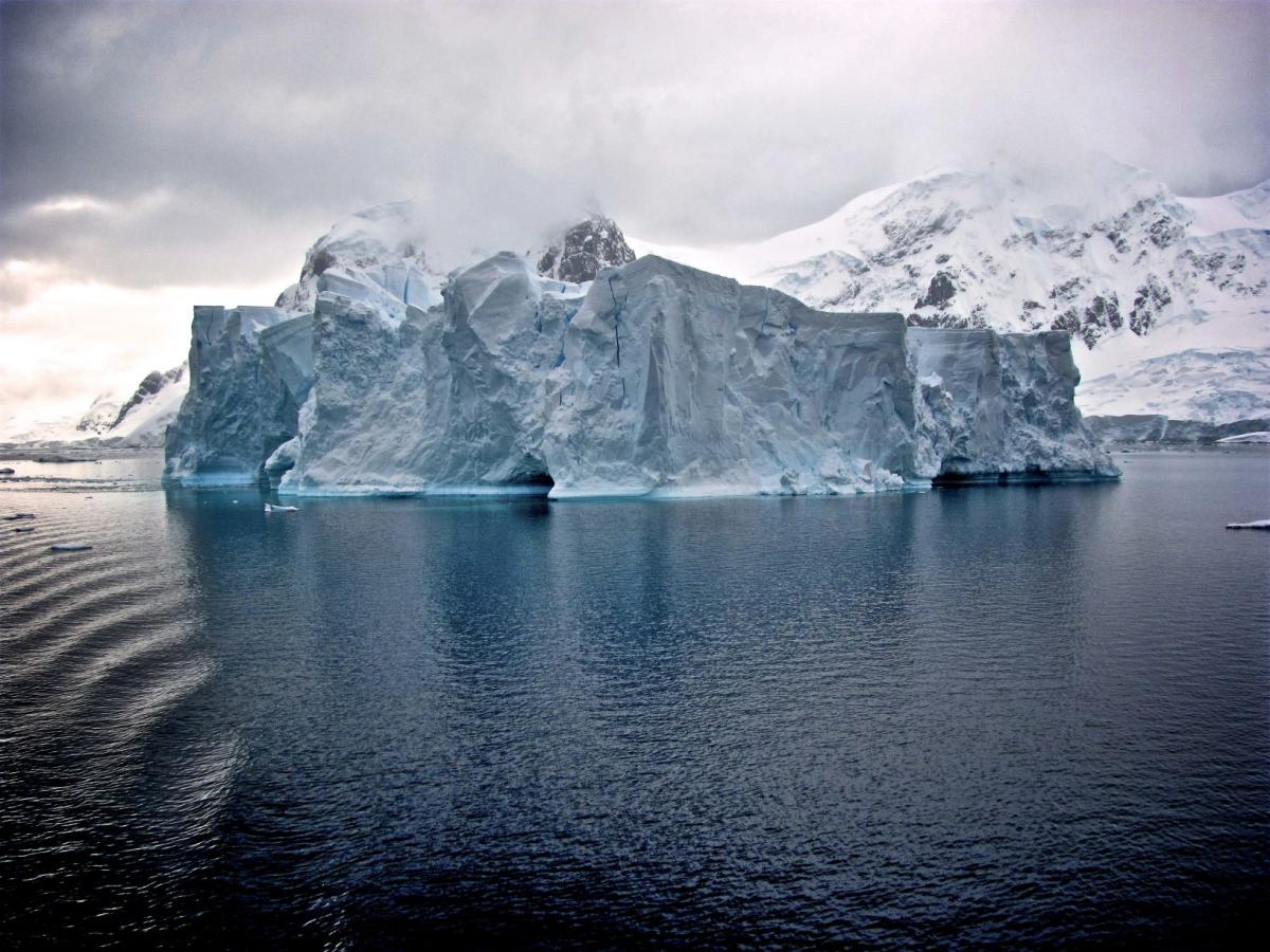 ice in Antarctic