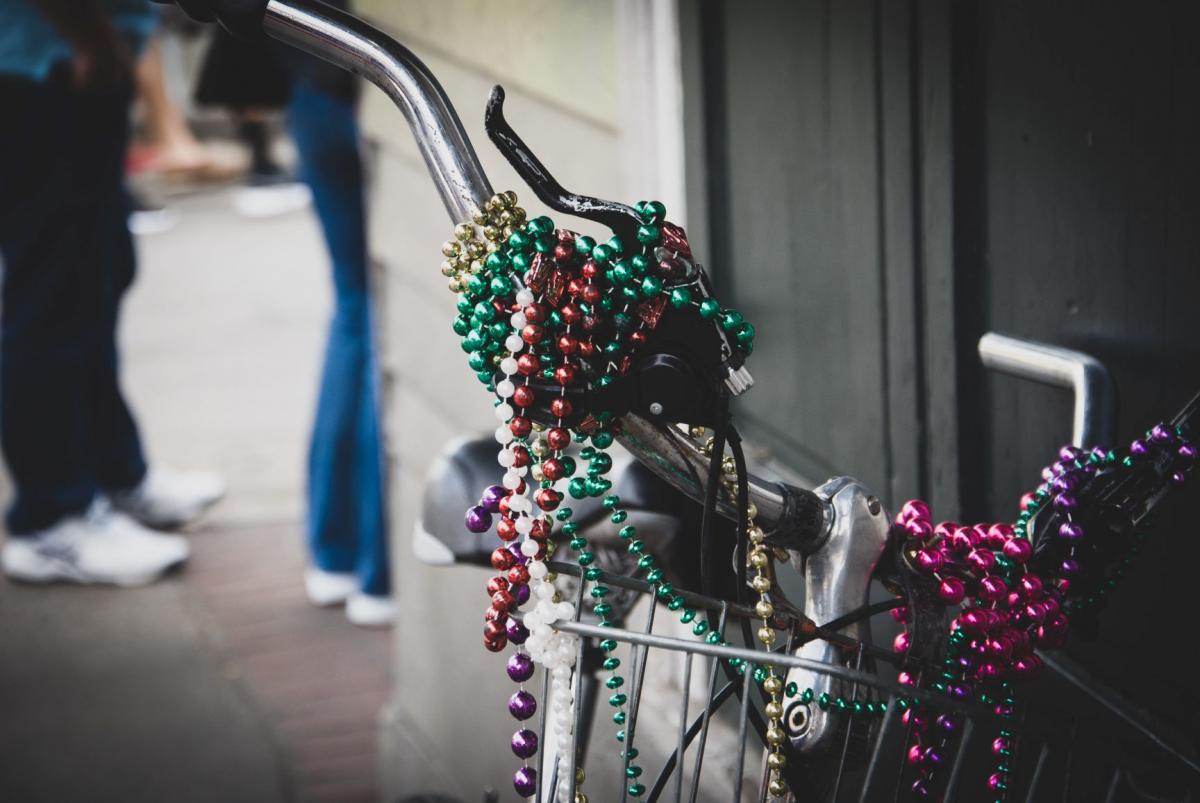 jewellery on a bike