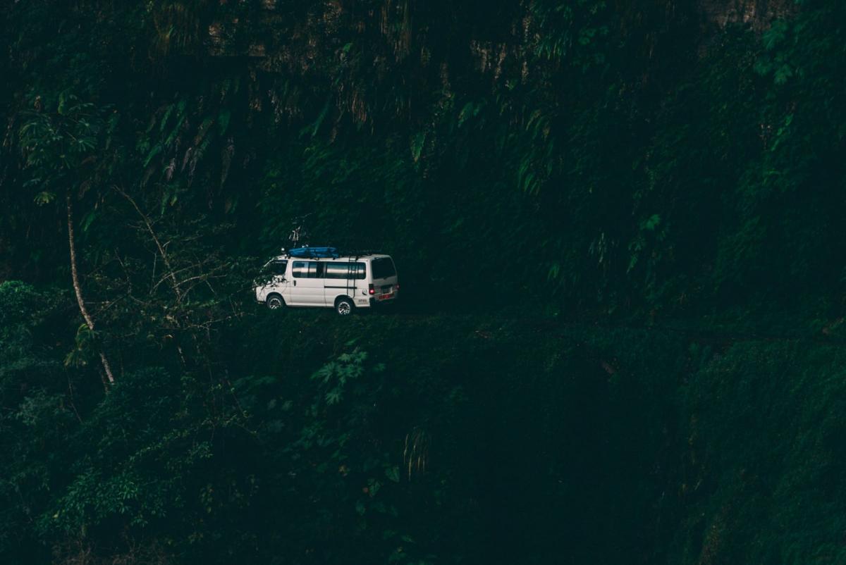 car in nature