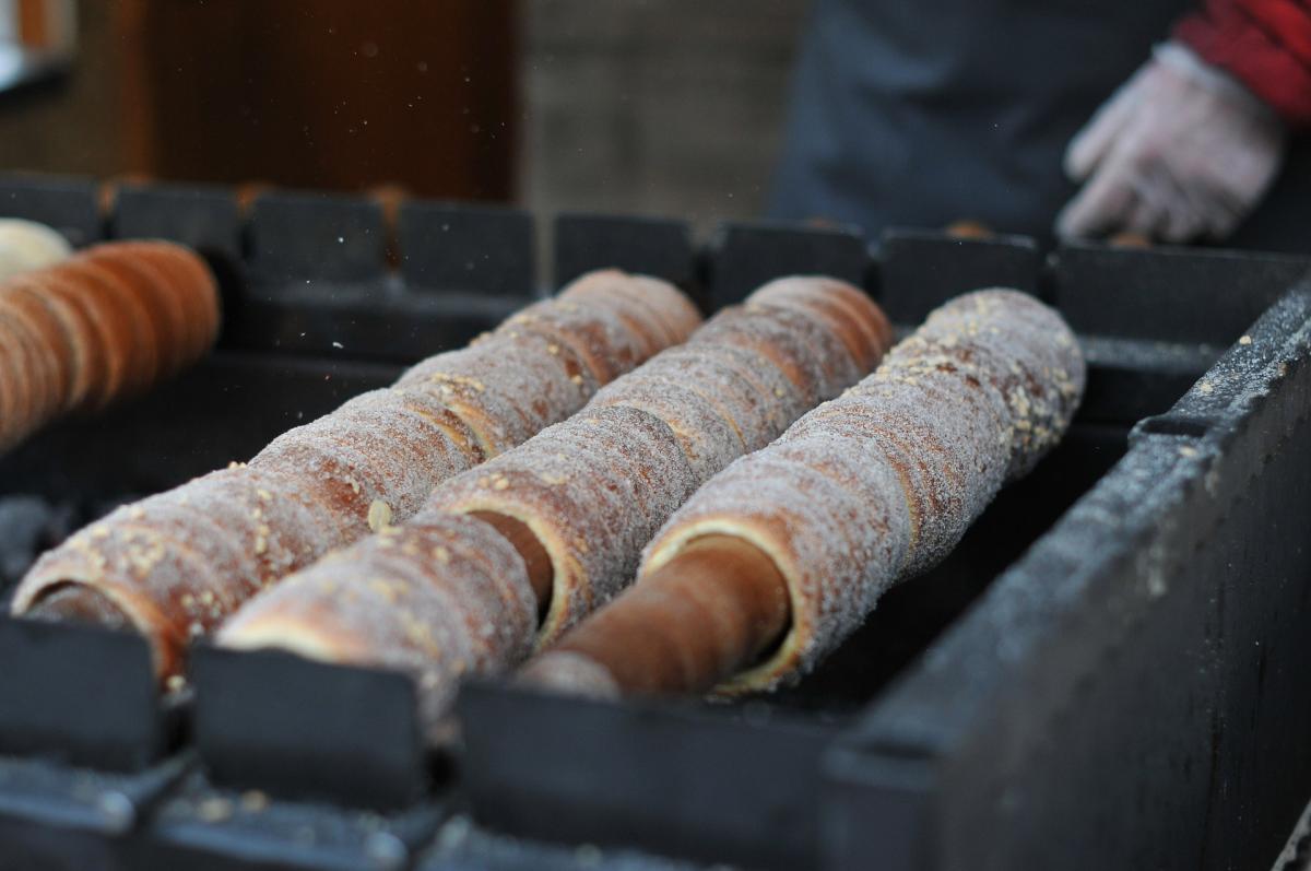 cooking for Christmas Market