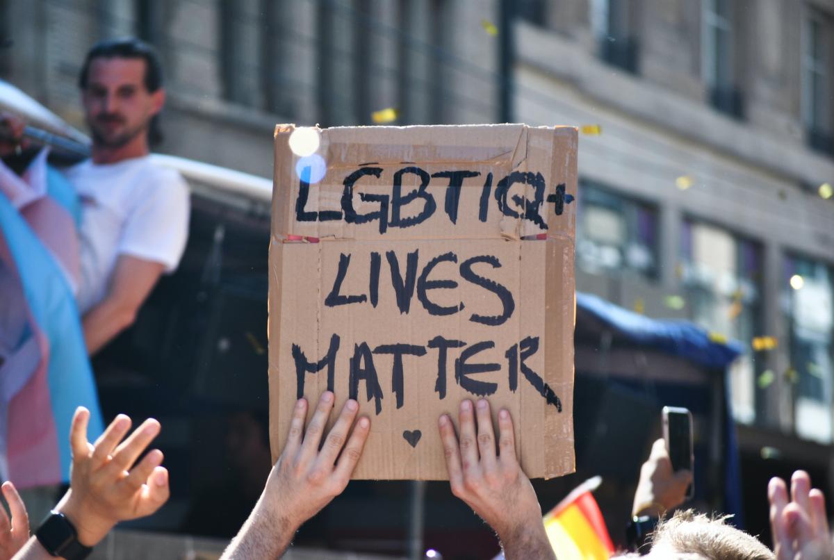 sign at protest