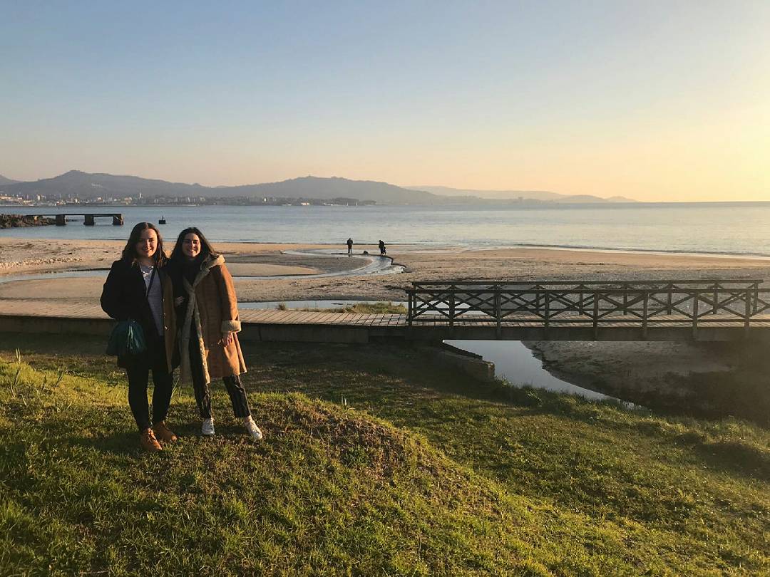 two girls at the beach