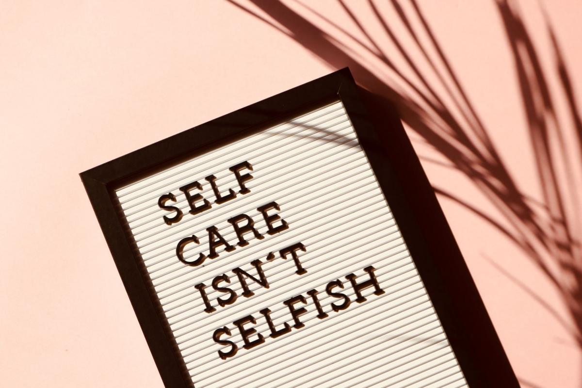 self care signage