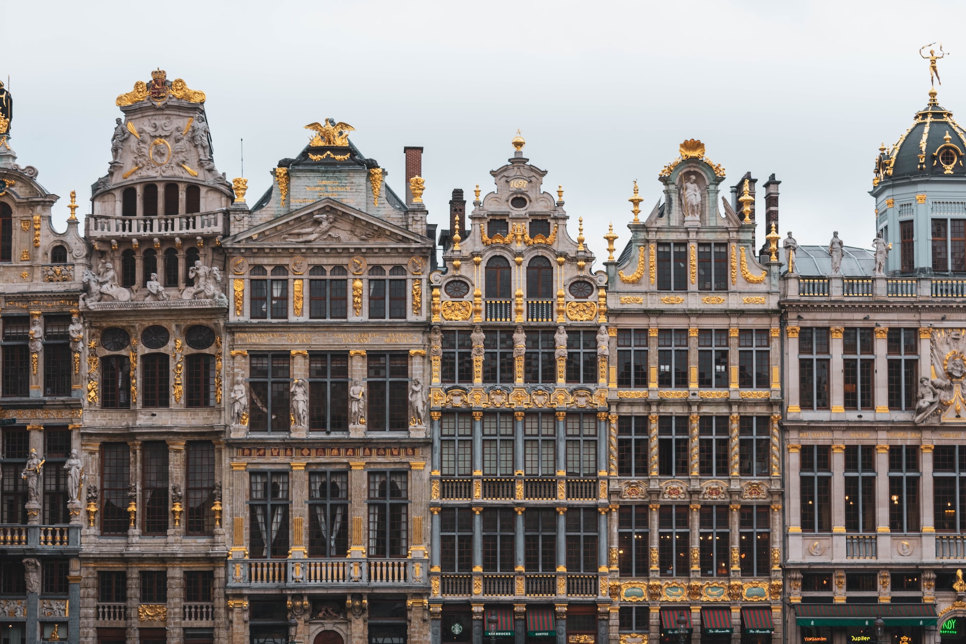Facades of the Grand Place, Brussels
