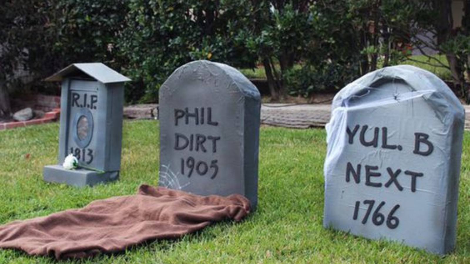 Cardboard Tombstones