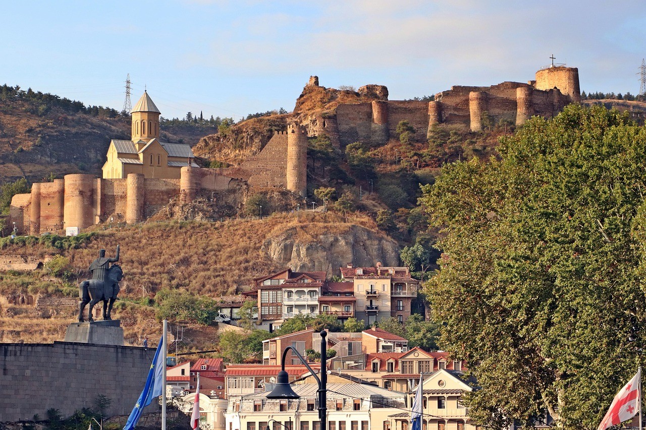 The view of Old Tbilisi