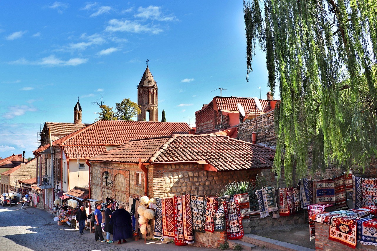 The view of city of love, Signagi, in the Kakheti region