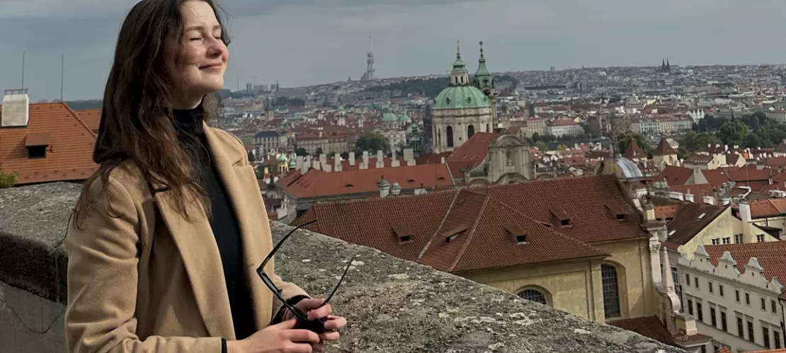 Saulė Skinkytė, student from Vilnius University in Lithuania that studied in Pilsen, Czech Republic as an Erasmus student.
