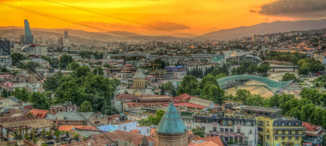 The view of Georgia's capital city