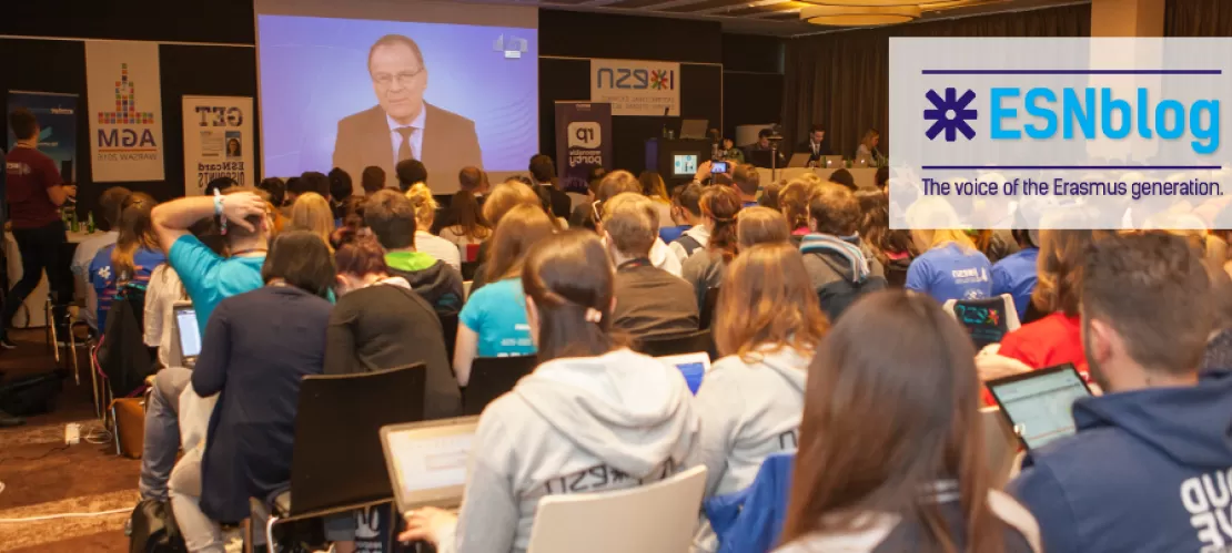 people attending a conference