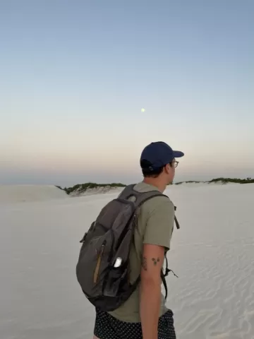 Nic at Lençóis Maranhenses, Brazil