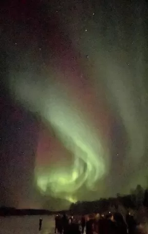 Northern lights in Finland