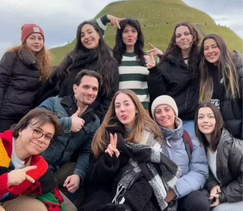 Me and my friends from a trip to Kościuszko Mound.